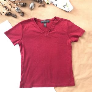 Banana Republic Short Sleeve V neck Shirt Size XS